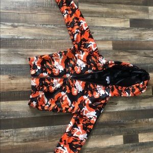 IAMGIA orange camo hoodie